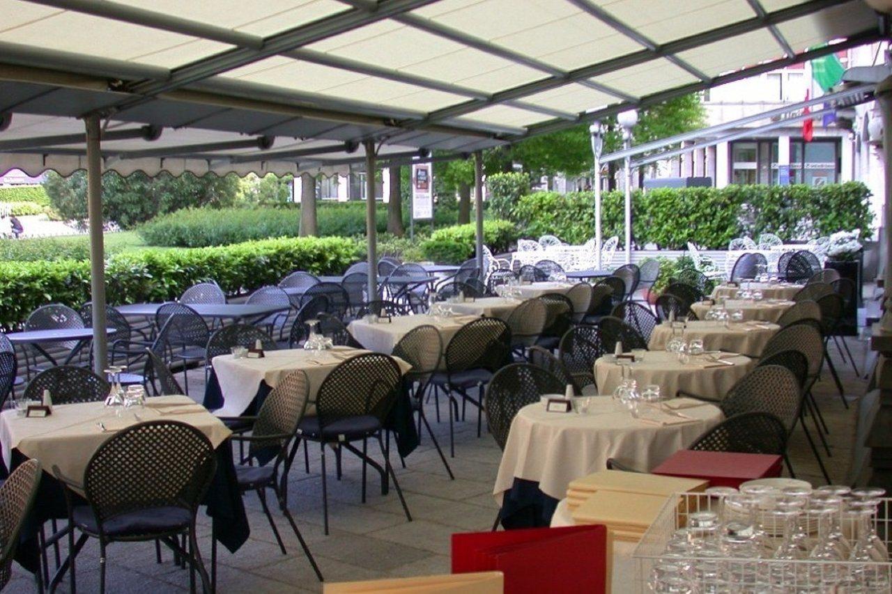 Hotel Metropole Suisse Комо Ресторан фото