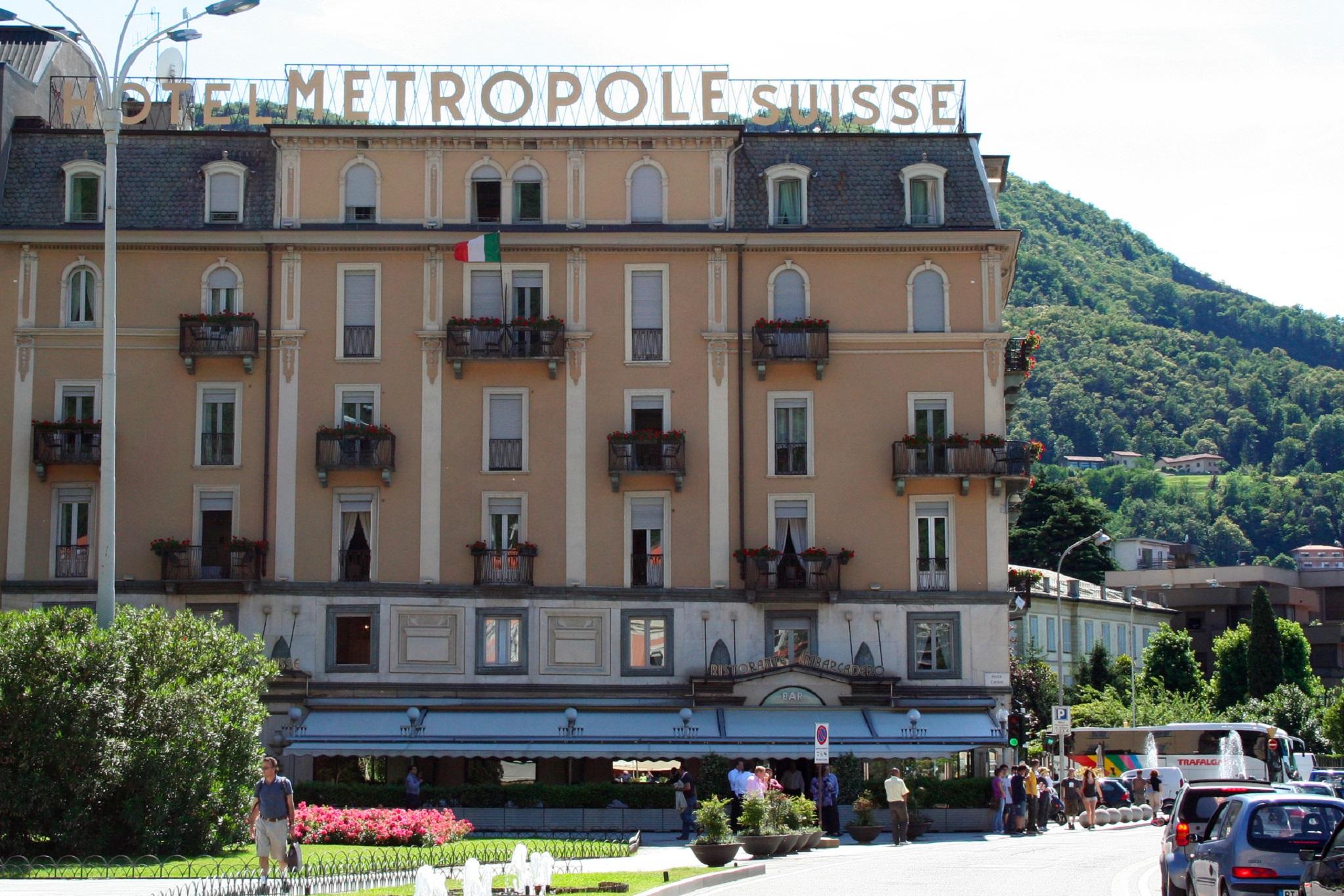 Hotel Metropole Suisse Комо Экстерьер фото